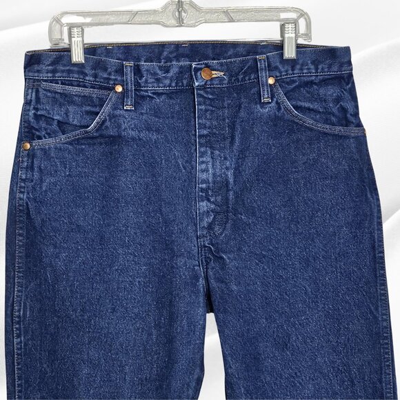 2/$20 Wrangler 13MWZ Cowboy Cut Original Fit Jeans Size 35 - Picture 4 of 8